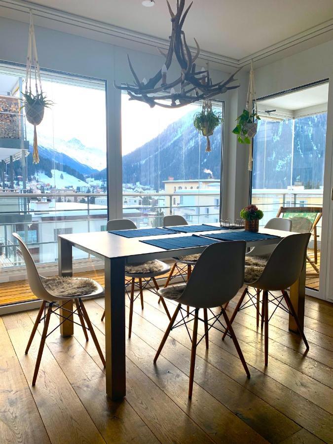 Apartment Bellania Davos Bagian luar foto