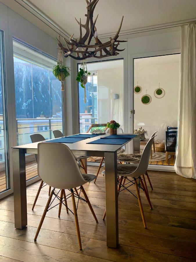 Apartment Bellania Davos Bagian luar foto